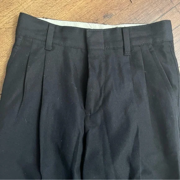 2 pairs boys pants Sz 8 slim jeans dress pants GAP van heusen black blue - Picture 3 of 8